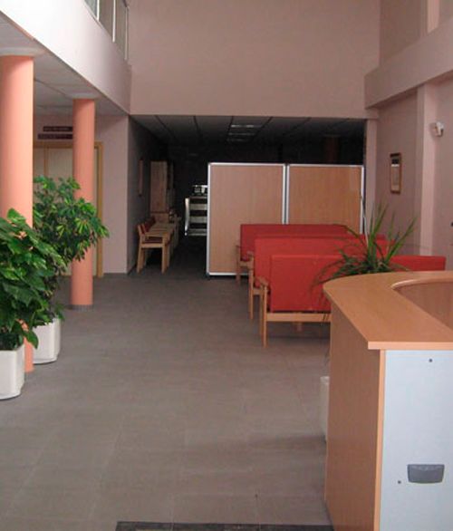Residencia Sergeco pasillos interior de Residencia